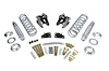 4057-225 1964-1972 GM A-Body Rear Coilover Kit, 2-3 in. Lowering Street; Black - image 1