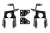 4057 1964-1972 GM A-Body Rear Coilover Bracket Kit; Black - image 4