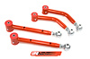 501619-R Adjustable Upper & Lower Control Arm Kit 71-75 GM H-Body; Red - image 1