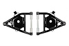 643233-4-B 1963-1970 GM C10 Street Perf A-Arm Kit 1/2 in. Taller Upper Ball Joint; Black - image 1