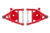 643233-4-R 1963-1970 GM C10 Street Perf A-Arm Kit 1/2 in. Taller Upper Ball Joint; Red - image 4