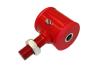 90012-R UNIV PANHARD BAR ADJ POLY; Red - image 1