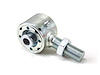 90020L Arm Roto-Joint End, ¾"-16 Left Hand Thread- GM B-Body; Silver - image 1