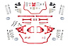 ABF404-1-R 1965-1967 GM A-Body Handling Package Coilover Stage 2.5; Red - image 1