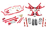 Handling Kit 2 Lowering Stage 3.5- Red 68-72 GM A-Body - image 1