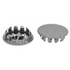 4P 32 Plug Buttons, Nickel Plated, Includes 4 Hole Sizes, Each - image 2