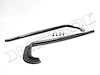 Upper Door Hinge Seals. Straight section 13-1/2 In. long. Curved hook section 6 In. long with 2 hole - image 1