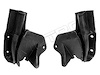 Door End Cap Filler. Fits 2-door hardtop and convertible. Pair. DOOR END CAP FILLER 66-67 MOPAR B BO - image 1