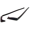 Upper Door Hinge Seals. Straight section 16-3/4 In. long. Square hooked section 6-1/4 In. long. Incl - image 1