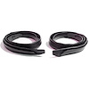 Wing Vent Auxiliary Weatherstrip for 2 Door Sedan. 38-1/2 In. Long. Pair. WING VENT AUX WTHRSTRP 62-5 MOPAR B 2DRSD 39 LONG - image 1