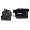 Door Lock Pillar Seal. Used on lower leading edge of quarter window. Highly detailed made with steel - image 1