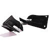 Molded Door Lock Pillar Seal. Made with steel core. Pair. R&L. DOOR LOCK PILLAR SEAL 68-70 MOPAR B BODY PAIR - image 1