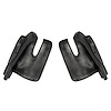 Door End Cap Filler Seal. Fits 2-door hardtop. Pair. DOOR END CAP FILLER 71-72 DODGE B BODY 2 DOOR H - image 1