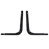 Rear Bumper Filler Seals. Fits 2 & 4 door hardtop convertible and sedan. Pair. REAR BUMPER FILLER SE - image 1