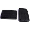 CB 28-A Clutch And Brake Pedal Pads, Black