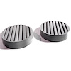 CB 40-B Clutch And Brake Pedal Pads 9Silver Gray) - image 1