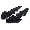 Hood Insulation. Made of high-quality black fiberglass. For models with cowl induction. 6-Piece Set - image 1