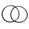 HR 8 Headlight Ring Seal, 8-1/8 in. O.D., 7-3/8 in. I.D, Pair - image 1