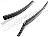 Molded Rear Roll-Up Window Seals 1967-69 Chevy Camaro/Pontiac Firebird - image 1