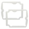 LG 2003-100 Tail-Light Lens Gaskets, Made Of White Sponge, Pair - image 2