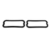 Front Park Light Lens Seals. 5-3/8 In. x 2-1/4 In. Pair. LENS GASKET 66-67 PONTIAC GTO PAIR FRONT PARK LIGHT - image 1