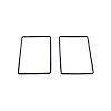 LG 9600-120 Tail-Light Bezel Lens Gaskets, 2-1/4 in. x 4-3/4 in., Pair - image 1