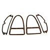 4-Piece Lens Gasket Kit. LENS GASKET CHEVROLET 55 KIT - image 1