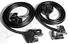 Door Seal with Clips and Molded Ends 1969-72 GM A Body - image 1
