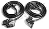 Door Seals with Clips and Molded Ends 1969-71 Pontiac GTO - image 1