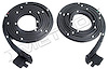 Rear Door Seals 1966-67 Buick Skylark/Chevy Chevelle, Malibu/Oldsmobile Cutlass, F-85/Pontiac LeMans, Tempest - image 1