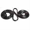 Molded Door Seals. For Second Series. 171-1/4 In. long Each. Pair. R&L. DOOR SEAL 55-59 CHEVROLET TRUCK PAIR 2ND SERIES - image 1
