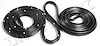 Molded Door Seals with Clips 1971-77 Chevy Vega