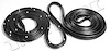 Rear Molded Door Seals 1975-76 Buick LeSabre/Chevy Caprice, Impala/Oldsmobile Delta 88/Pontiac Bonneville, Catalina - image 1