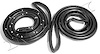 Rear Molded Door Seals 1977-85 Buick LeSabre/Chevy Impala/Oldsmobile Delta 88 - image 1