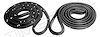 Front Molded Door Seals with Clips 1961-64 GM B-Body/C-Body - image 1