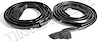 Molded Door Seals with Steel Core and White Clips 1968-70 Dodge Charger, Coronet/Plymouth Belvedere, Roadrunner. Satellite - image 1