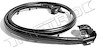 Half Door Seal with Clips and Molded Ends 1987-95 Wrangler - image 1