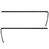 UPPER DOOR SEAL 00-06 GM - image 1