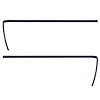 LM 101-H Upper Door Seal, 00-07 GM Full Size Truck, E x Tended Cab, On Body - image 1