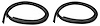 LM 110-AU Upper Door Seal, 73-79 Ford Full Size Truck, 78-79 Ford Bronco, On Door, Pair - image 1