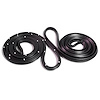 Molded Door Seals with clips. Replaces OEM #4540802/3. Pair. R&L. DOOR SEAL ELCAMINO 66-67 PAIR OEM# 4540802/3 - image 1