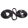 Molded Door Seals with Clips. For 2-door sedans. Replaces OEM #7717766/7. Each. is 143 In. long. Pai - image 1