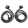 Front Door Seals for 4-Door Hardtops. 76 In. Long. Pair. R & L DOOR SEAL-FRONT 66-67 GM A BODY 4 DOORHARDTOP PAIR - image 1