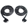 Rear Door Seals for 4-Door Hardtops. 67-1/2 In. Long. Pair. R&L. DOOR SEAL-REAR 66-67 GM A BODY 4 DOOR HARDTOP PAIR - image 1