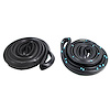 Front Molded Door Seals with Blue Clips. For 4-door sedans and wagons with RWD. Pair. R&L. DOOR SEAL - image 1