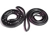 Rear Molded Door Seals. For 4-door sedan. Pair. R&L. DOOR SL REAR 77-79 ELECTRA DEVILLE 98 FLEETWOOD BROUGHAM OLDS 98 - PAIR - image 1