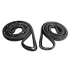 Front Door Seals. Fits 4-door sedan with front wheel drive. Pair. DOOR SEAL-FRONT 85-93 CADILLAC DEV - image 1