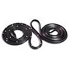 Molded Door Seals with Clips. For 4-door sedan and wagon. Pair. R&L. DOOR SEAL FRONT GM X BODY 62-67 4 DOOR SEDAN AND WAGON PAIR - image 1