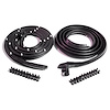 Door Seals with Clips and Molded Ends. For 2-Door Hardtops and Convertibles. Pair. R&L. DOOR SEAL GM X BODY 2DR 62-67 PAIR - image 1