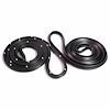 Rear Molded Door Seals with Clips. For 4-door sedan. Pair. R&L. DOOR SEAL REAR 75-79 GM X BODY 4 DOOR PAIR - image 1